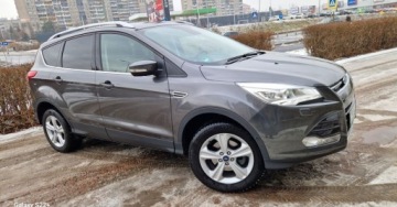 Ford Kuga II SUV 1.5 EcoBoost 150KM 2016 Ford Kuga 112 Tkm - Skora-duza navi-Parkasist -El. Klapa - Zarejestrowana, zdjęcie 3
