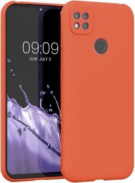 ETUI DO XIAOMI REDMI 9C SILIKON KOLOR CASE + SZKŁO