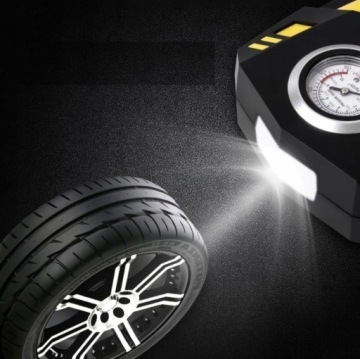 АВТОМОБИЛЬНЫЙ КОМПРЕССОР Насос, компрессор 12В, манометр для велосипедных шин