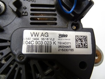 ALTERNÁTOR 140A VW GOLF VII A3 8V OCTAVIA III 1.4 TSI 04C903023K