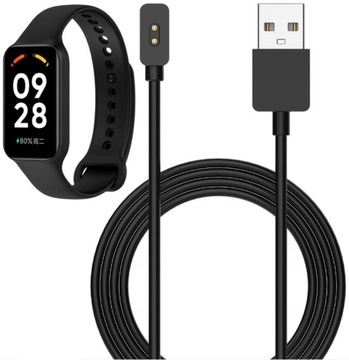 ŁADOWARKA KABEL USB DO XIAOMI REDMI SMART BAND 2 / MI BAND 8 ACTIVE - 1M