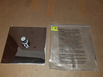 Deszczownica natryskowa CHROM kwadratowa 20cm
