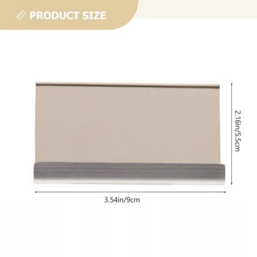 Визитница золотая подставка