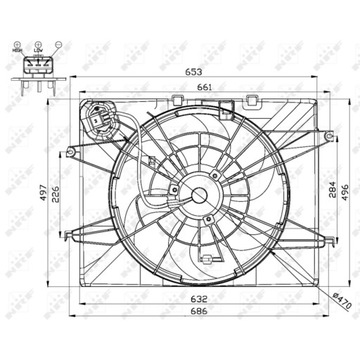 VENTILÁTOR CHLADIČŮ GRANDEUR SONATA VI OPTIMA