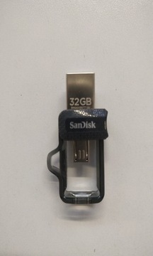 НАКОПИТЕЛЬ SANDISK 32 ГБ, ДВОЙНОЙ USB-НАКОПИТЕЛЬ MICRO 3.0