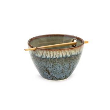 Misa Miska do Zupy Ramen Ramenu Ceramiczna 0,7 L Niebieskiego Earth