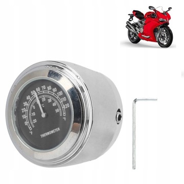 Zegarek termometr motocyklowy na kierownice