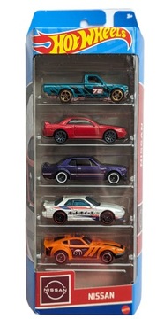 HOT WHEELS Pięciopak 5-PAK Nissan HLY736