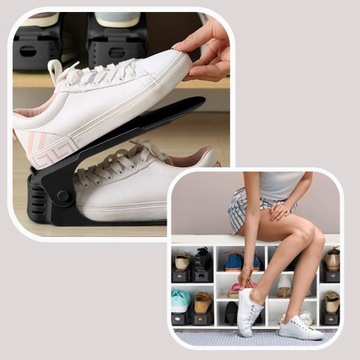 10 ПОЛОК ДЛЯ ОБУВИ, РЕГУЛИРУЕМАЯ ПОЛКА-ОРГАНИЗАТОР ДЛЯ ГАРДЕРОБА В ПРИХОЖЕЙ