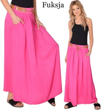 ZWIEWNA DŁUGA SPÓDNICA MAXI DO KOSTEK BOHO ! S,M,L