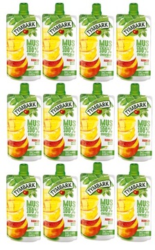 MUS TYMBARK 12 X 120g JABŁKO MANGO BANAN