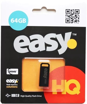 PENDRIVE IMRO EASY 64GB CZARNY USB 2.0