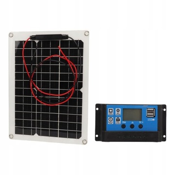 Zestaw paneli słonecznych 300W DC 12V 24V 50A