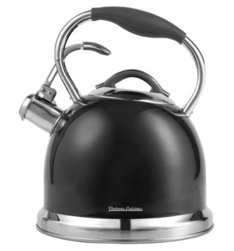 Czajnik z gwizdkiem VINTAGE Cuisine 2,4L CZARNY