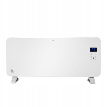 Электрический обогреватель стекла со светодиодной подсветкой и Wi-Fi мощностью 2000 Вт.