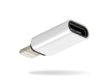 Переходник/адаптер Lightning на USB-C (серебристый)