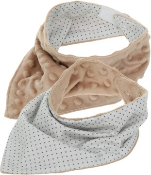 BABYMAM MIĘKKI ŚLINIAK APASZKA MINKY NA RZEPY 2w1