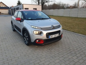 Citroen C3 III Hatchback 1.2 PureTech 82KM 2017 Citroen C3 1.2 Benzyna 82KM 75tys.km 2017r Raty, zdjęcie 8