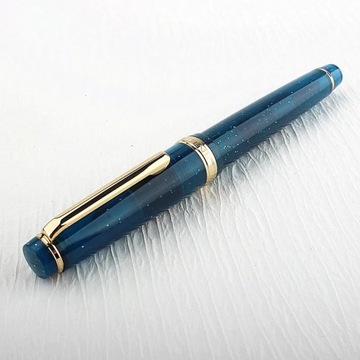 Перьевая ручка Jinhao 82 Deep Blue, акриловый корпус ярких цветов, тонкое перо для