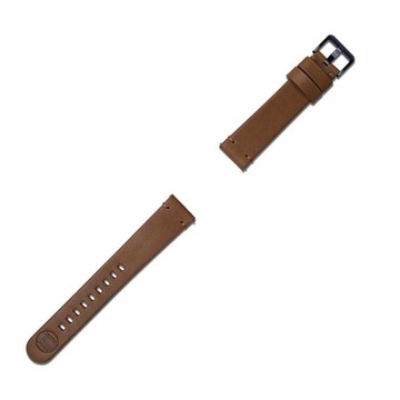 Skórzany pasek SAMSUNG Galaxy Watch3 / Active2 / 20mm brązowy+ teleskop