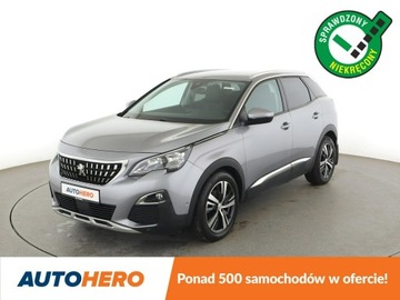 Peugeot 3008 II Crossover 1.2 PureTech 130KM 2017 Peugeot 3008 Automat, Allure, Kamera, Aut.klima,