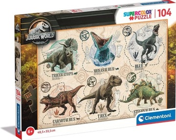 Puzzle 104el Jurassic World 27179 Clementoni