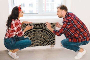 МАГНИТНЫЙ КОВРИК ДЛЯ РАДИАТОРА 100х60 ФОТОБОИ С УЗОРОМ