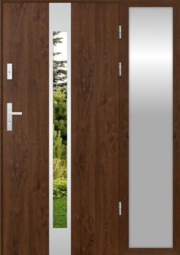 DRZWI Z DOŚWIETLEM ZEWNĘTRZNE NACED 72MM 150CM