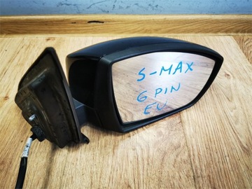 FORD S-MAX 06-10 ZRCÁTKO PRAVÉ 6 PIN ČERNÉ G6 EVROPA