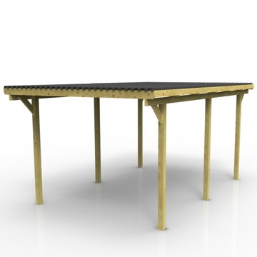 Гаражный сарай 300x500 - ПВХ