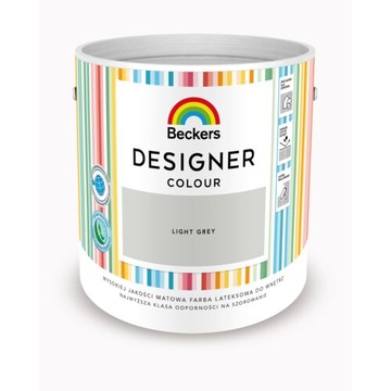 Краска латексная Beckers Designer светло-серая 2,5л