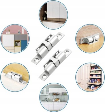 МЕБЕЛЬНАЯ ЗАЩЕЛКА PUSH BALL, ВИНТЫ 6 ШТ.