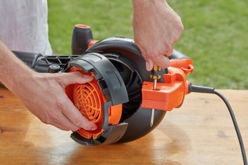 BLACK+DECKER BLOWER ПЫЛЕСОС ИЗМЕЛЬЧИТЕЛЬ ЛИСТ 3000ВТ 404КМ/Ч Розетка