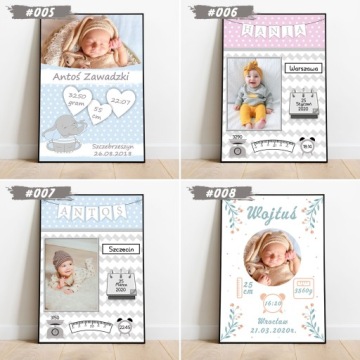 Табличка с фотографией, рамка А4, День Рождения, Крещение