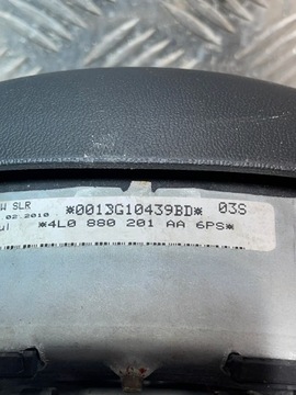 AIRBAG ULOŽENÍ ŘIDIČE AUDI Q7 4L S-LINE TROJRAMENNÝ 4L0880201AA