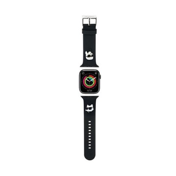 Karl Lagerfeld - Pasek do Apple Watch 38/40/41 mm (czarny)