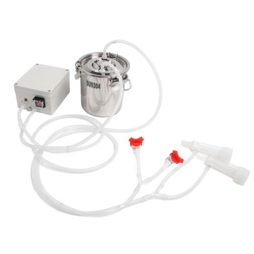 Электрическая доярка объемом 3 л без помощи рук с силиконовой чашкой из нержавеющей стали и отверстием для трубки