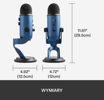 Студийный USB-микрофон BLUE YETI — серебристый