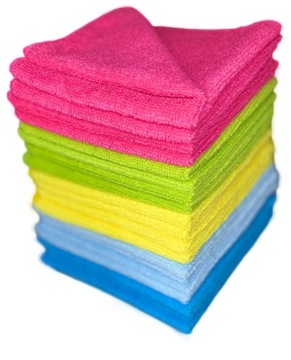 25x МИКРОФИБРА 30x30 220 г/м² ДЛЯ ВОСКОВОЙ ДЕТАЛИ