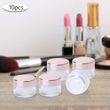 10 пустых контейнеров для косметики, стеклянная банка для крема, 30 г