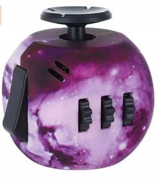 FIDGET Toy CUBE KOSTKA ANTYSTRESOWA Galaktyka