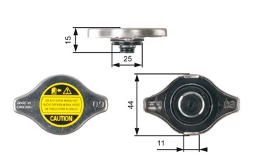 GATES RC127 ZÁCPA  CHLADIČ