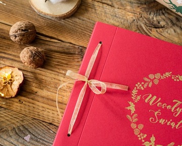 Новогодний фотоальбом ВЕНОК наклеенный 13х18 10х15