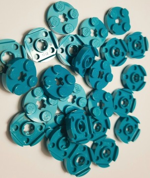 Lego 4032 Plate 2x2 Dark Turquoise 25szt. Nowe