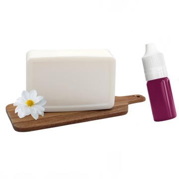 Baza Mydlana 1kg + Barwnik do mydła 10ml zestaw