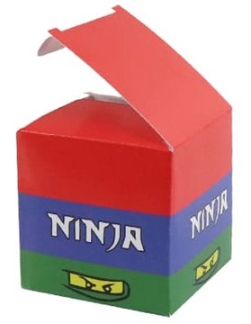 NINJAGO Pudełka dla gości po imprezie 6sztuk