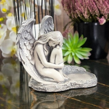 ГИПСОВОЕ УКРАШЕНИЕ ФИГУРКА АНГЕЛА НА МОГИЛУ ДЛЯ МОГИЛЫ