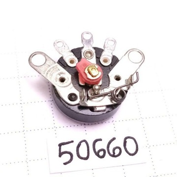Potencjometr 50K RV12 B503 12mm 5pin z wyłącznikiem do pilotów Creative