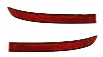 VOLKSWAGEN TOURAN KOMPLET ODBLASKÓW ODBLASKI TYLNE