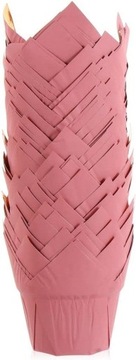 Papilotki Do Muffinek RÓŻOWO ZŁOTE Tulipan 50 x 40 mm 50 sztuk III RZ